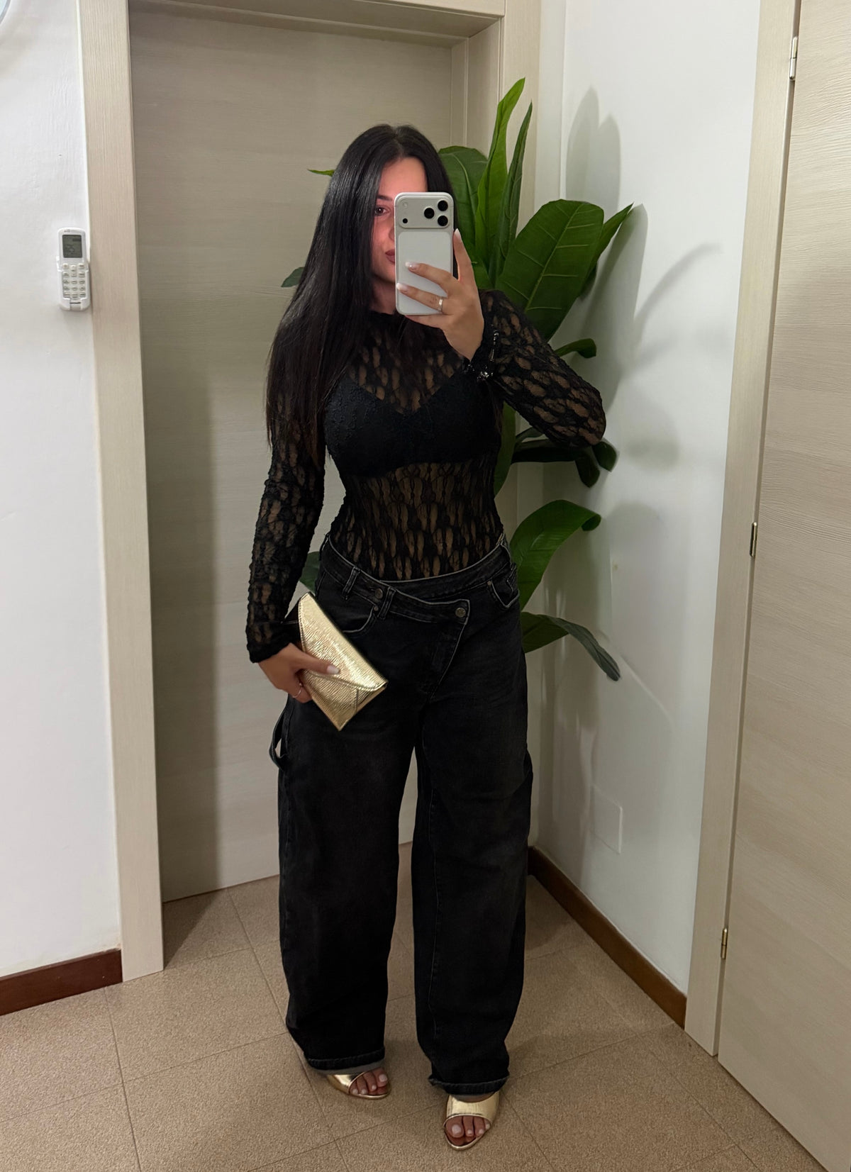 BODY VELATO MANICA LUNGA