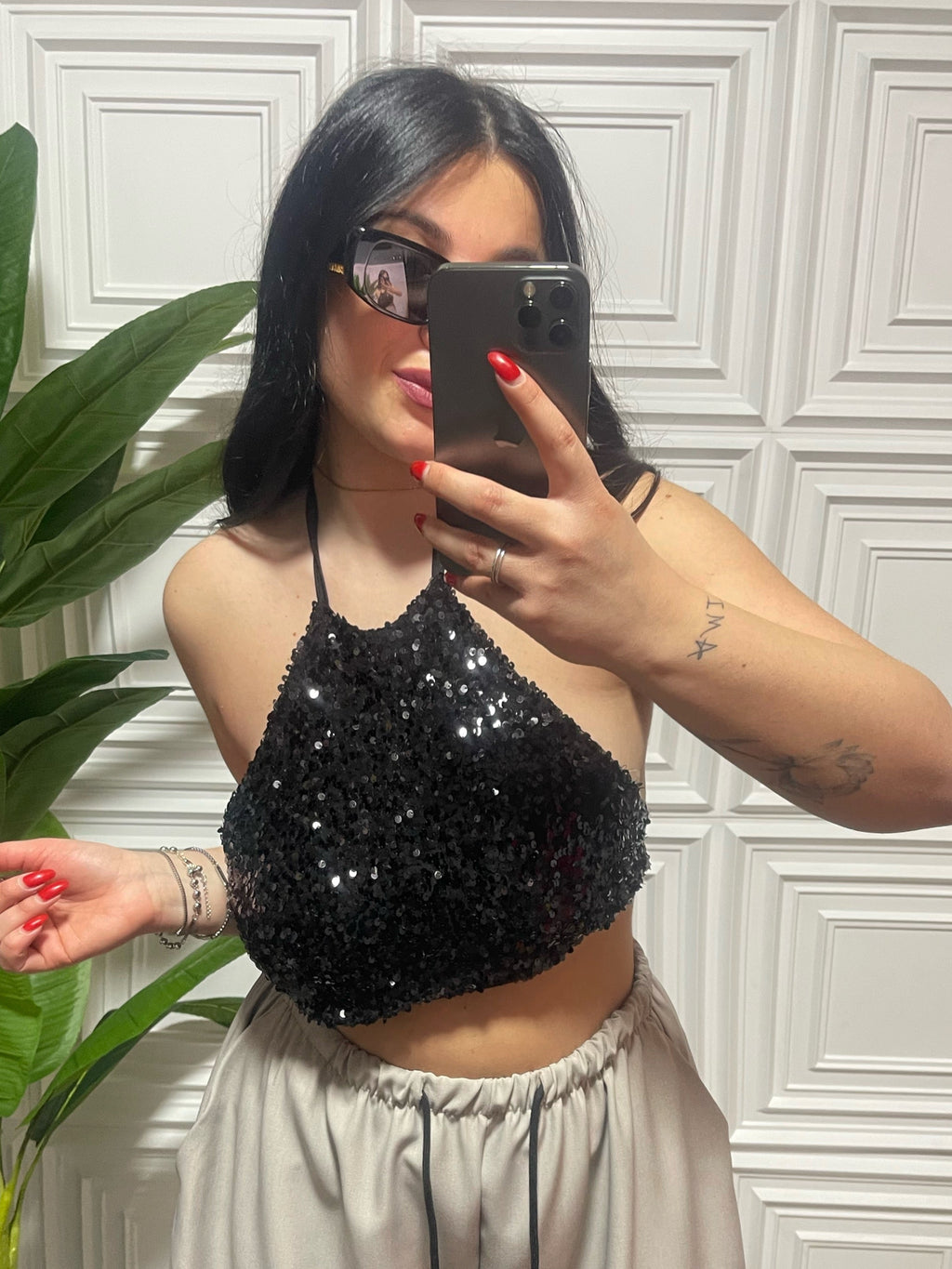TOP PAILLETTES