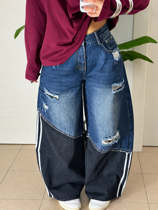 JEANS DOUBLE DENIM