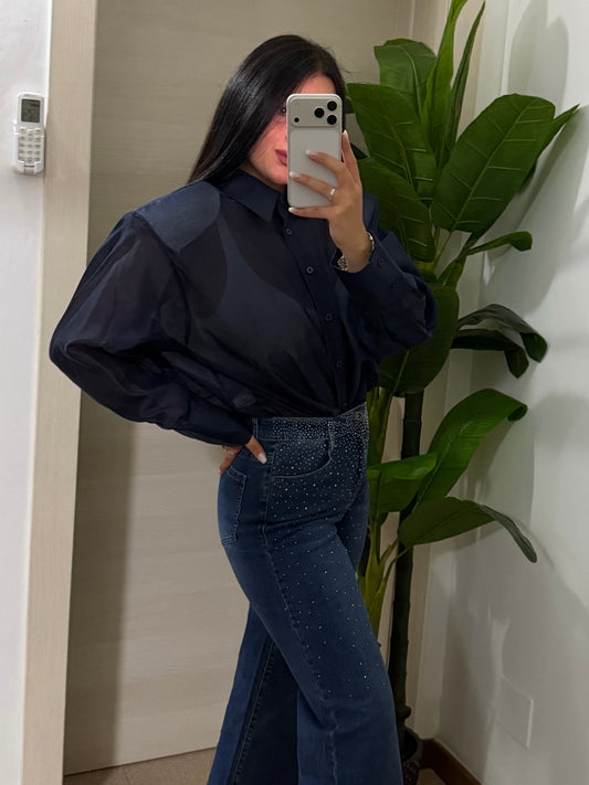 CAMICIA VELATA