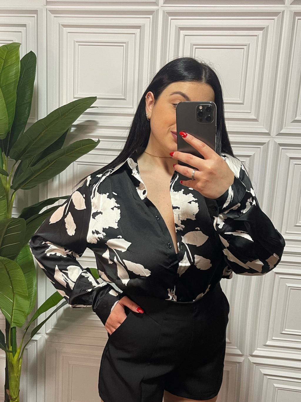 CAMICIA BICOLOR ELEGANTE