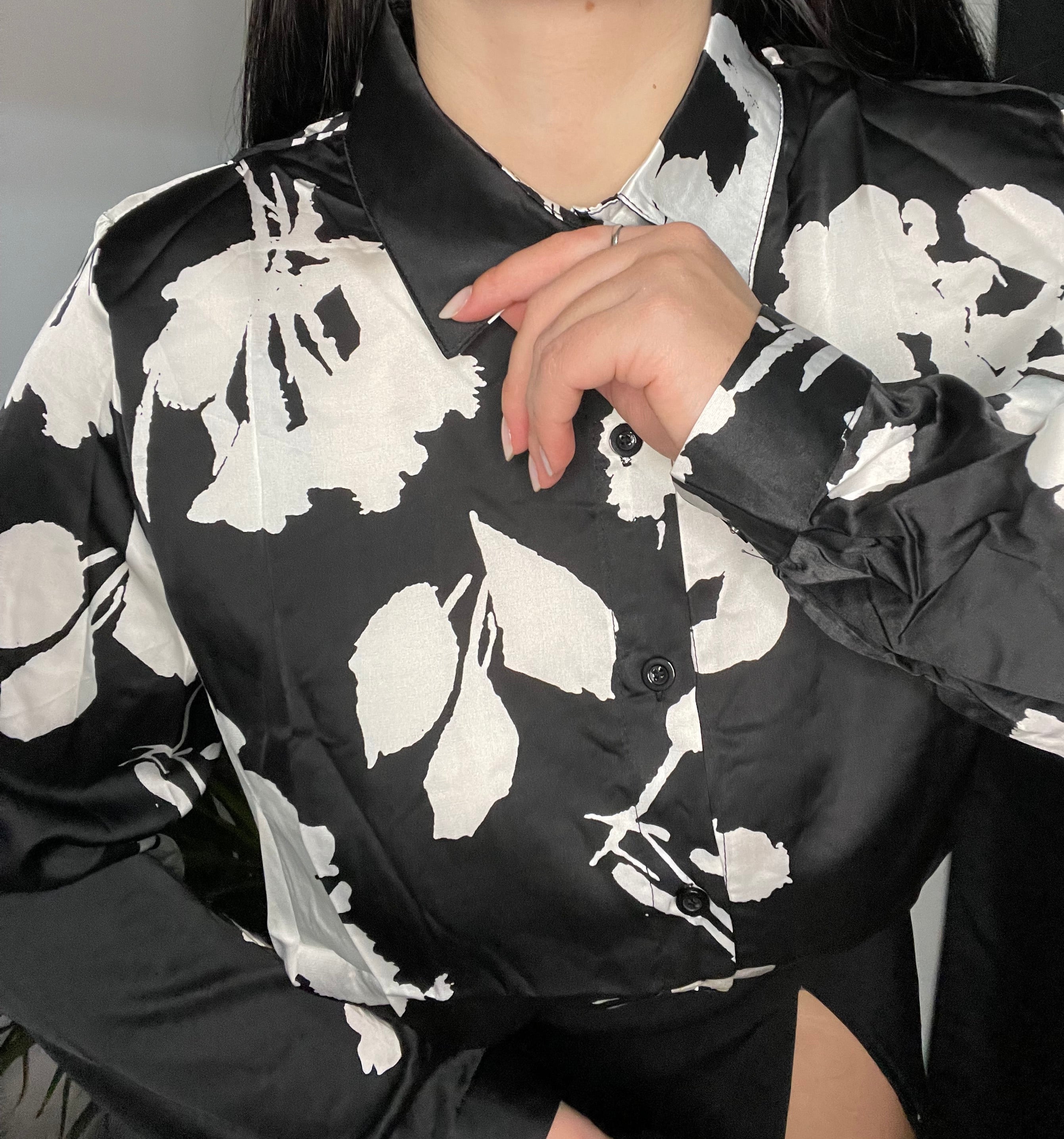 Camicia bicolor elegante