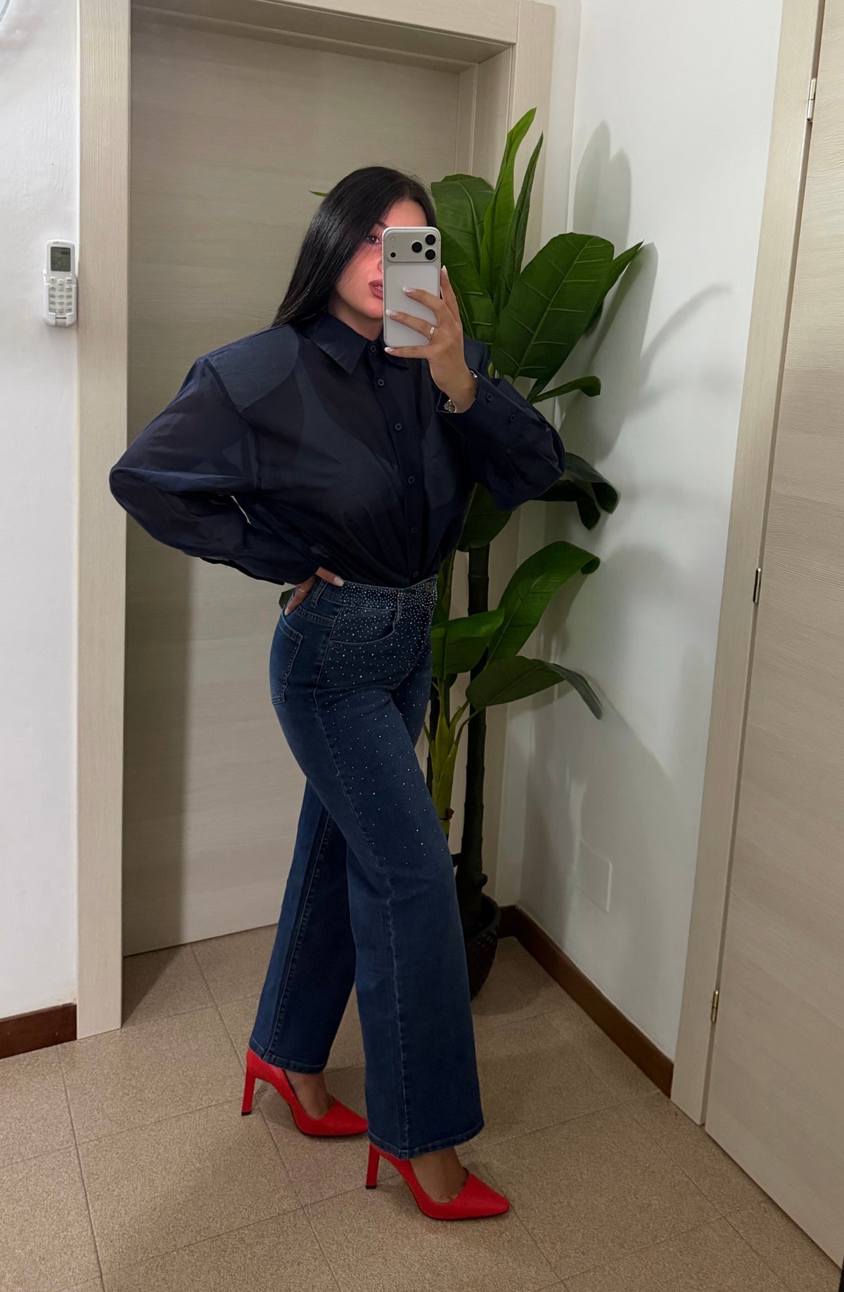 CAMICIA VELATA
