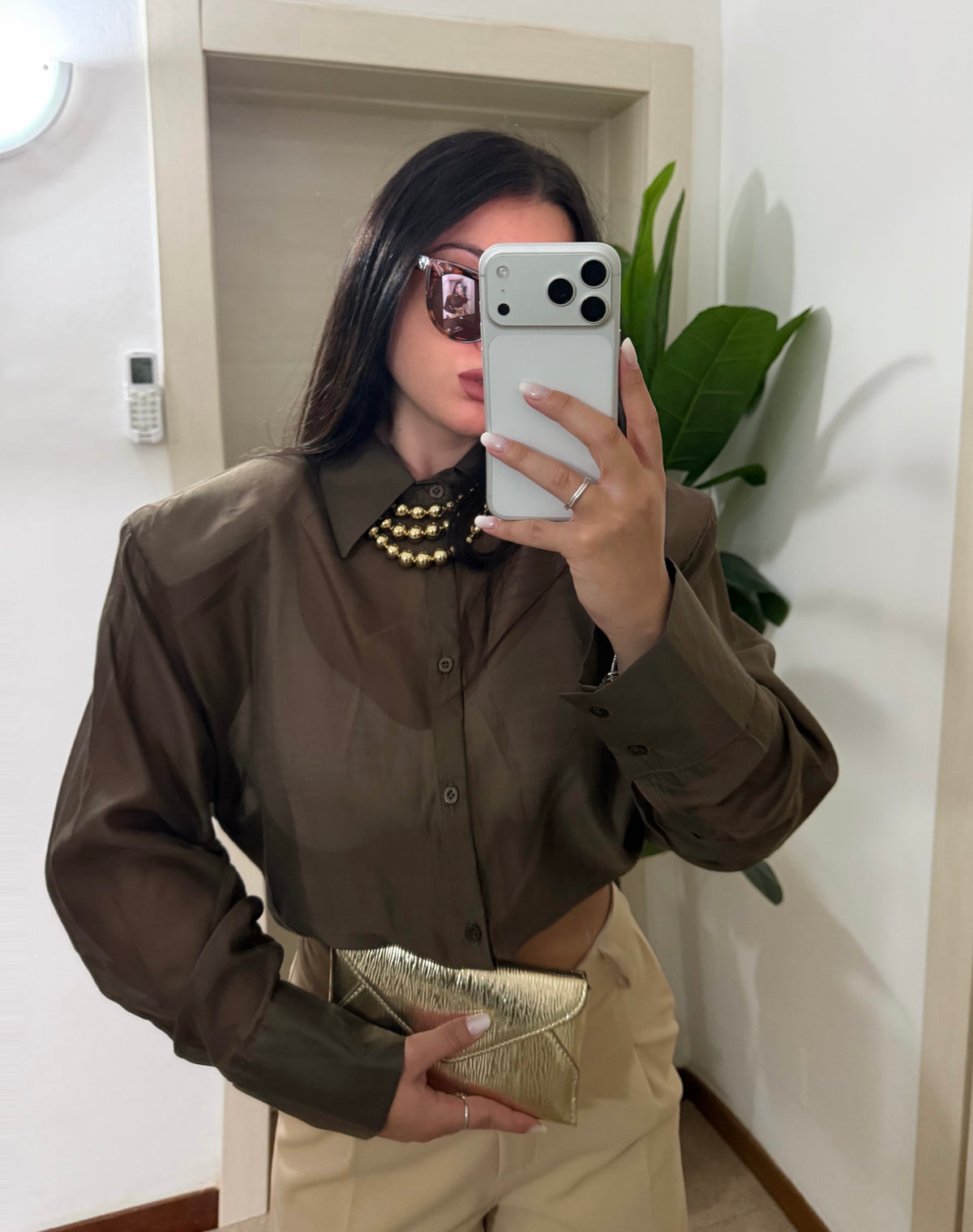 CAMICIA VELATA