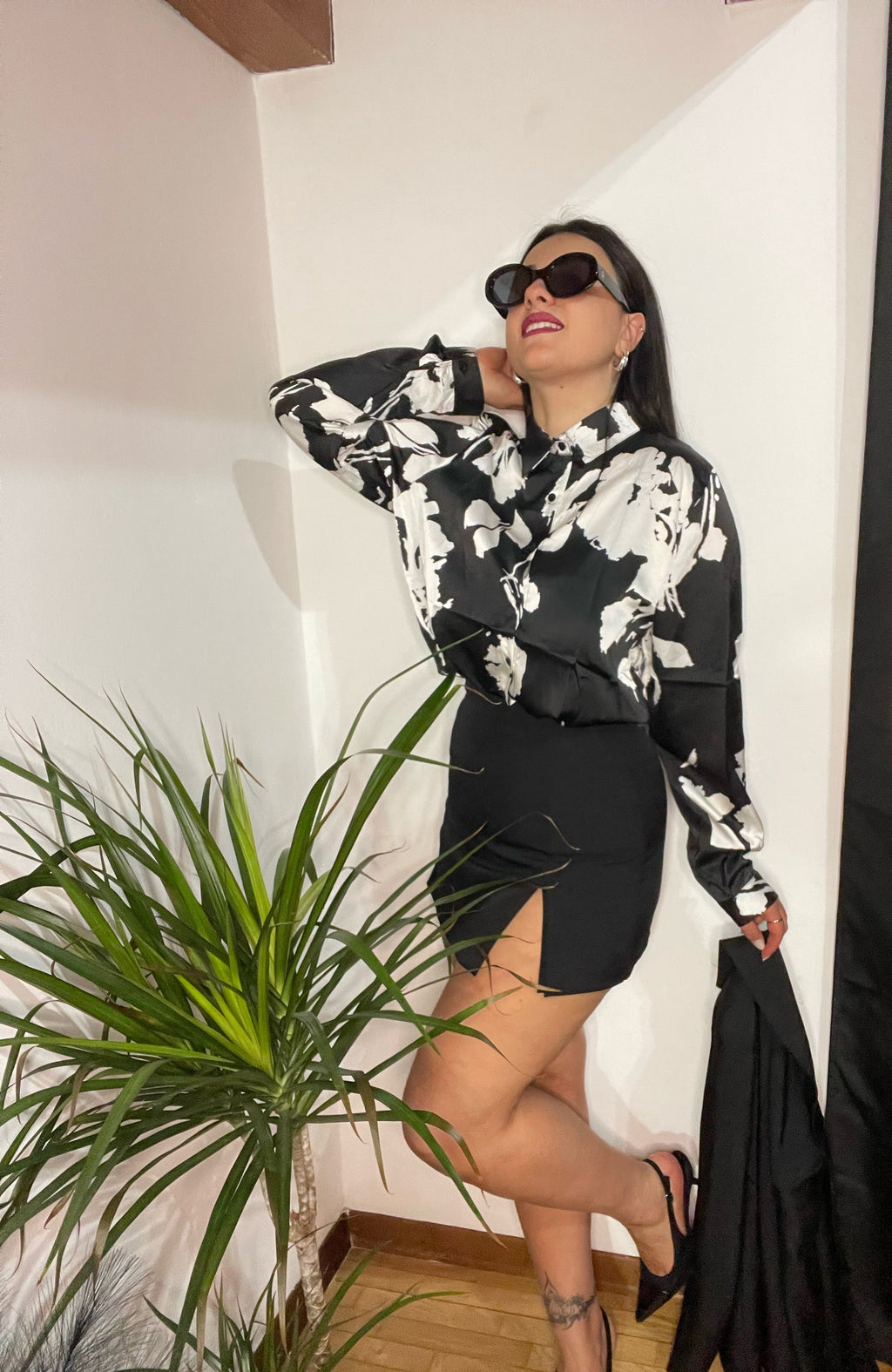 Camicia bicolor elegante