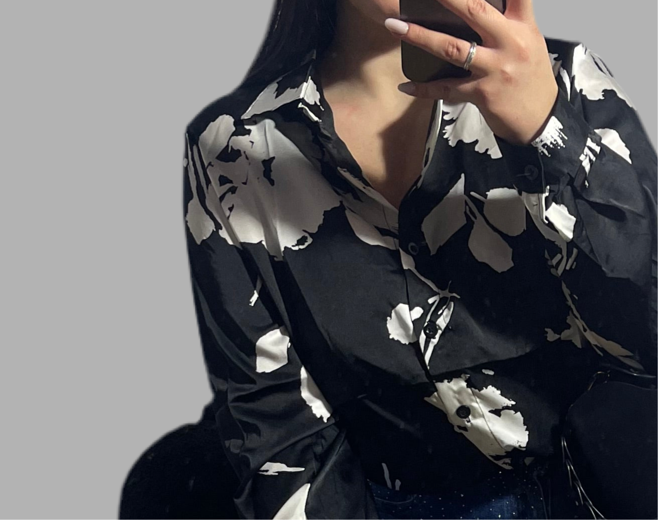 CAMICIA BICOLOR ELEGANTE